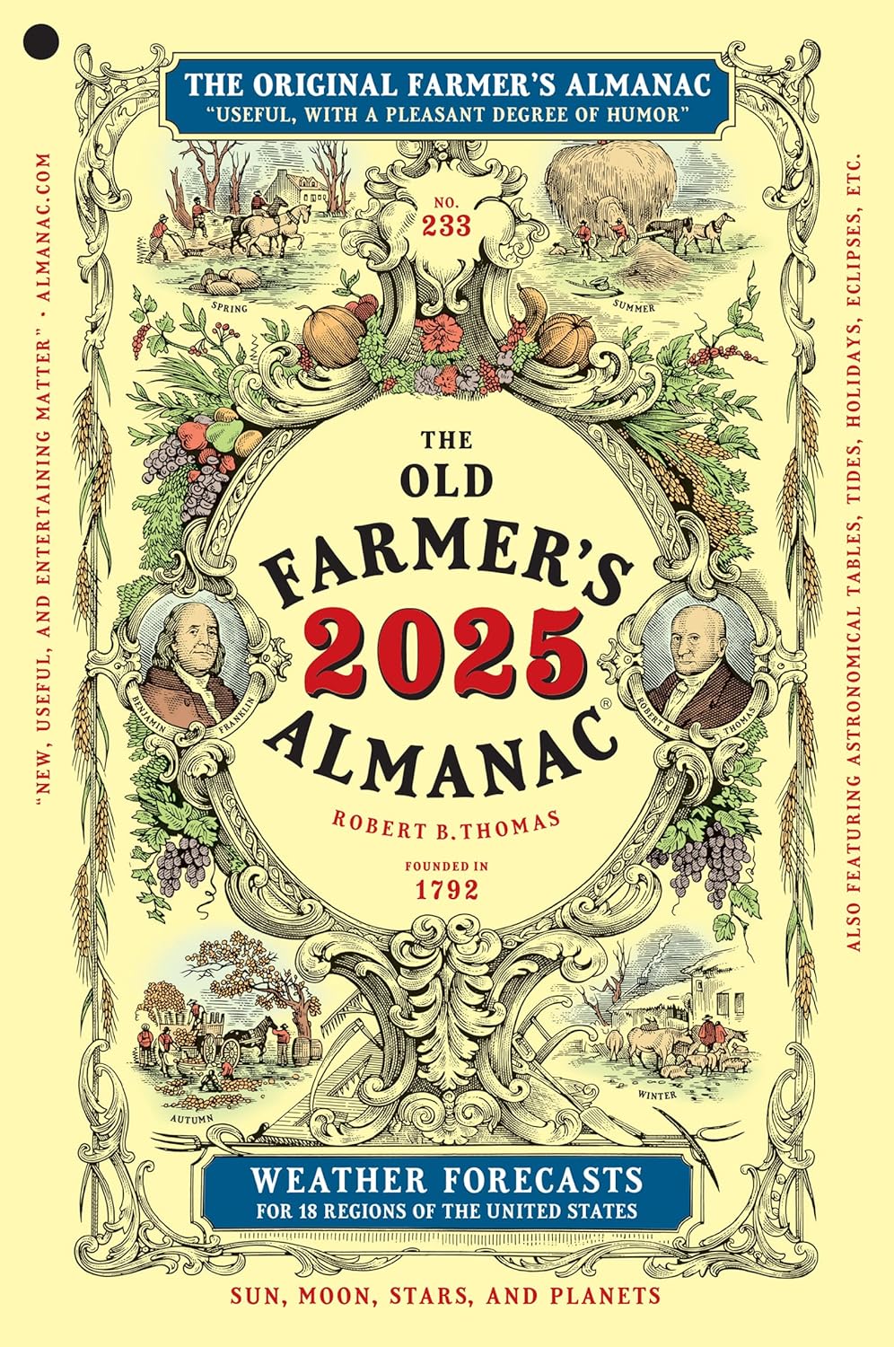 The 2025 Old Farmer's Almanac - IN Corrections Bookstore