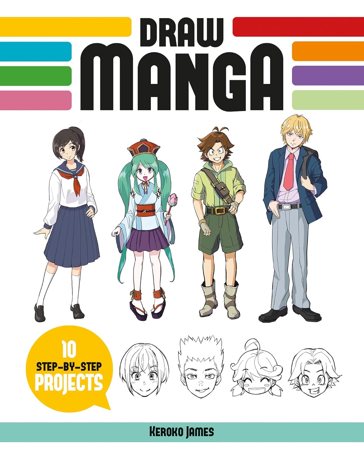 Draw Manga: 10 Step-By-Step Projects - IN Corrections Bookstore