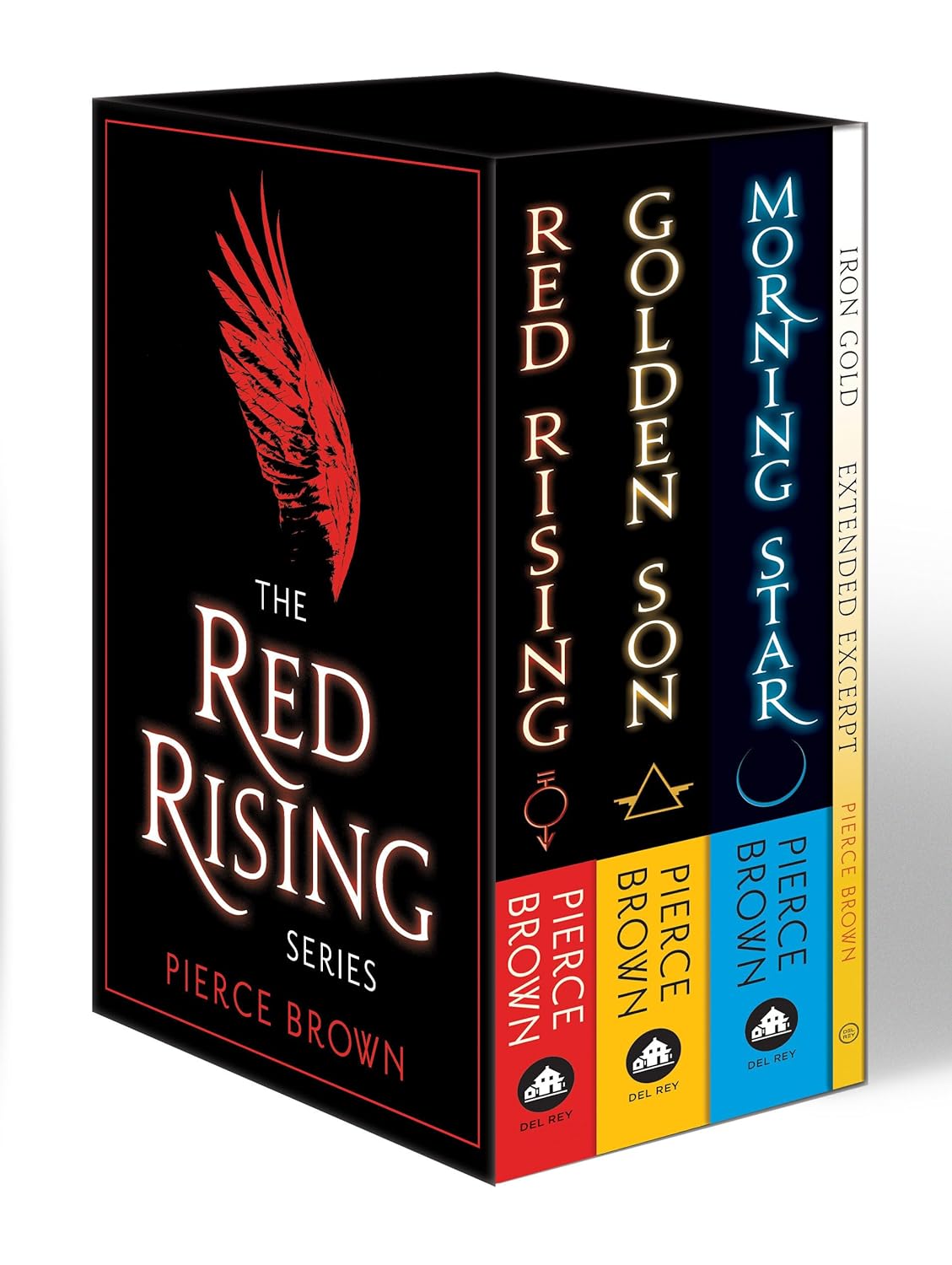 Red Rising 3-Book Box Set: Red Rising, Golden Son, Morning Star, and an Exclusive Extended Excerpt of Iron Gold - IN Corrections Bookstore