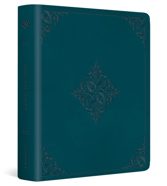 ESV Journaling Bible (Trutone, Deep Teal, Fleur-De-Lis Design) by Esv Bibles