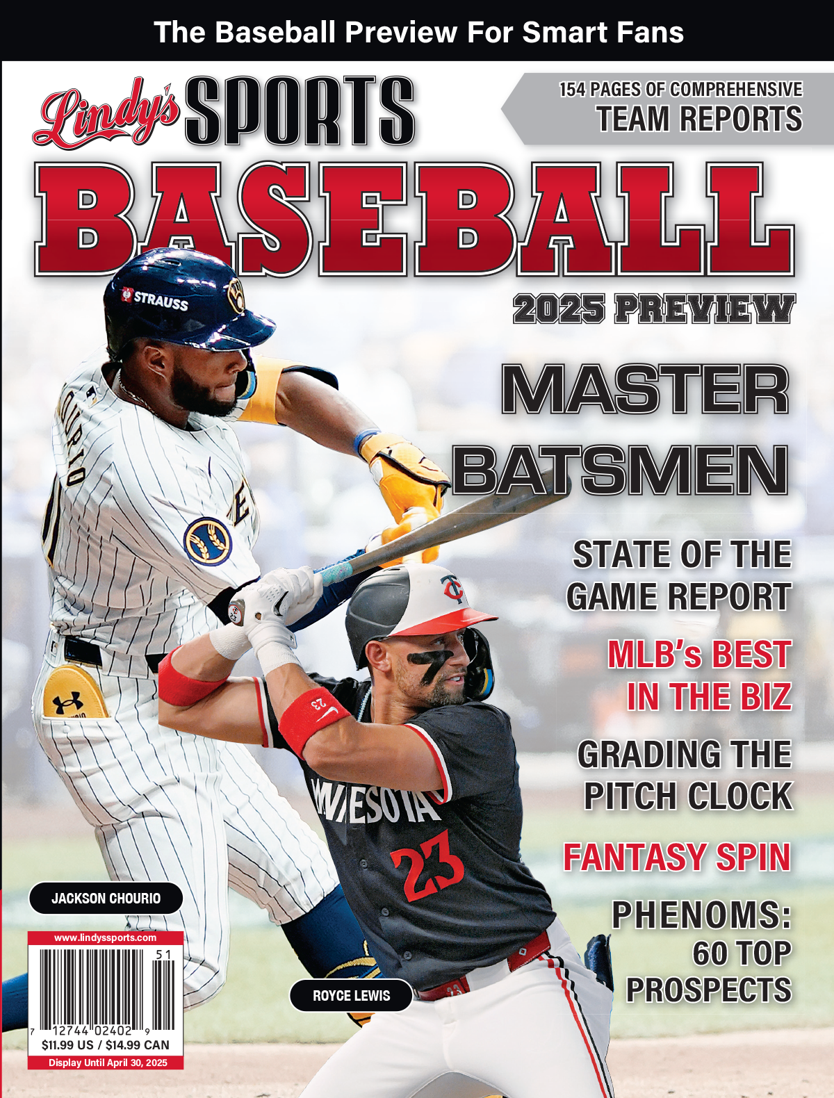 2025 Lindy's Baseball Preview - COVER'S VARY