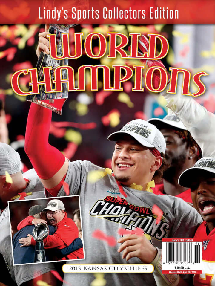 Lindy’s 2025-26 NFL & College Football Preview Combo Pack Sports Magazines SureShot Books Publishing LLC LINDY'S 2019 KANSAS CITY CHIEFS SUPER BOWL CHAMPIONS