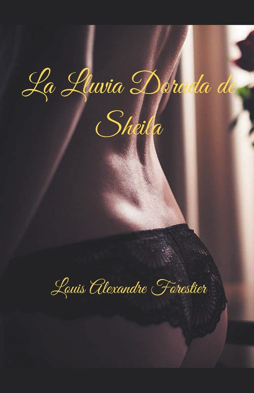 Spanish edition of "La Lluvia Dorada de Sheila" book by Cedric Daurio with colorful cover design.