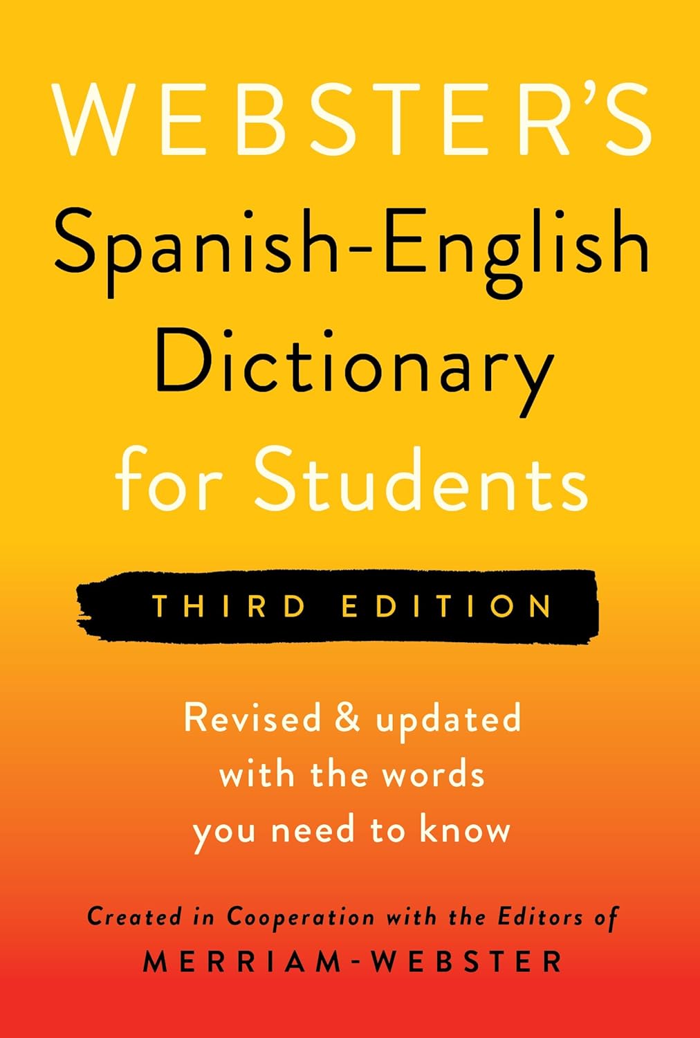 Webster's Spanish-English Dictionary for Students, Third Edition (3RD ed.) Paperback Federal Street Press