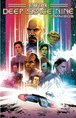 Star Trek: Deep Space Nine Omnibus paperback featuring vibrant cover art with iconic characters from the series.