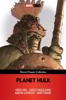 Paperback Marvel Universe Planet Hulk comic from the Marvel Premier Collection featuring the Hulk in a dynamic action pose.