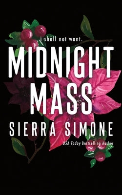 Midnight Mass paperback book by Bloom Books, featuring a dark cover with atmospheric imagery and bold title text.