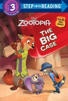 Paperback edition of "Zootopia the Big Case" by Random House Disney, featuring colorful illustrations and characters from the movie.