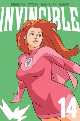 Paperback edition of Invincible Volume 14 by Image Comics, featuring vibrant comic book artwork on the cover.