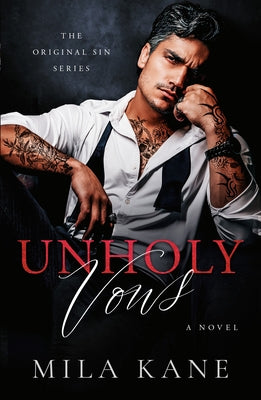 Paperback book "Unholy Vows" by Dell featuring an intricate cover design with dark, romantic elements.