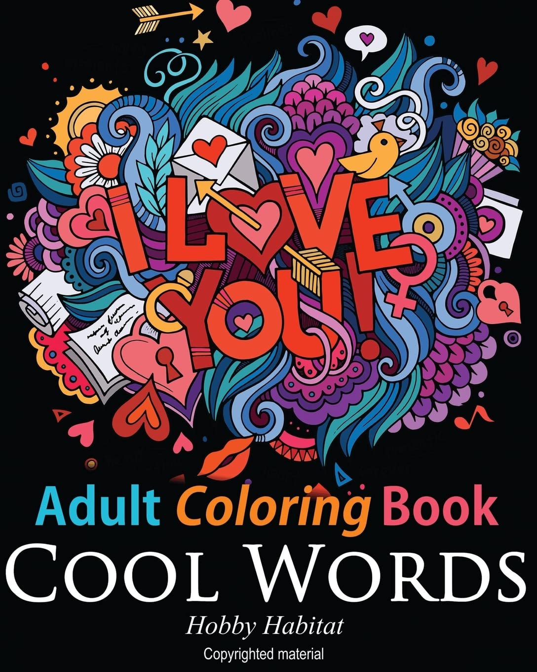 Adult Coloring Book: Cool Words - SureShot Books Publishing LLC