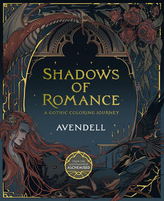 Shadows of Romance: A Gothic Coloring Journey by Avendell