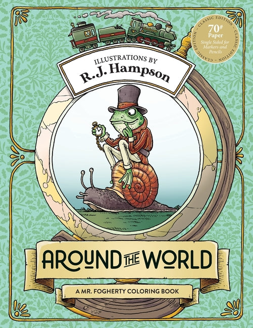 Around The World: A Mr. Fogherty Coloring Book by Hampson, R. J.