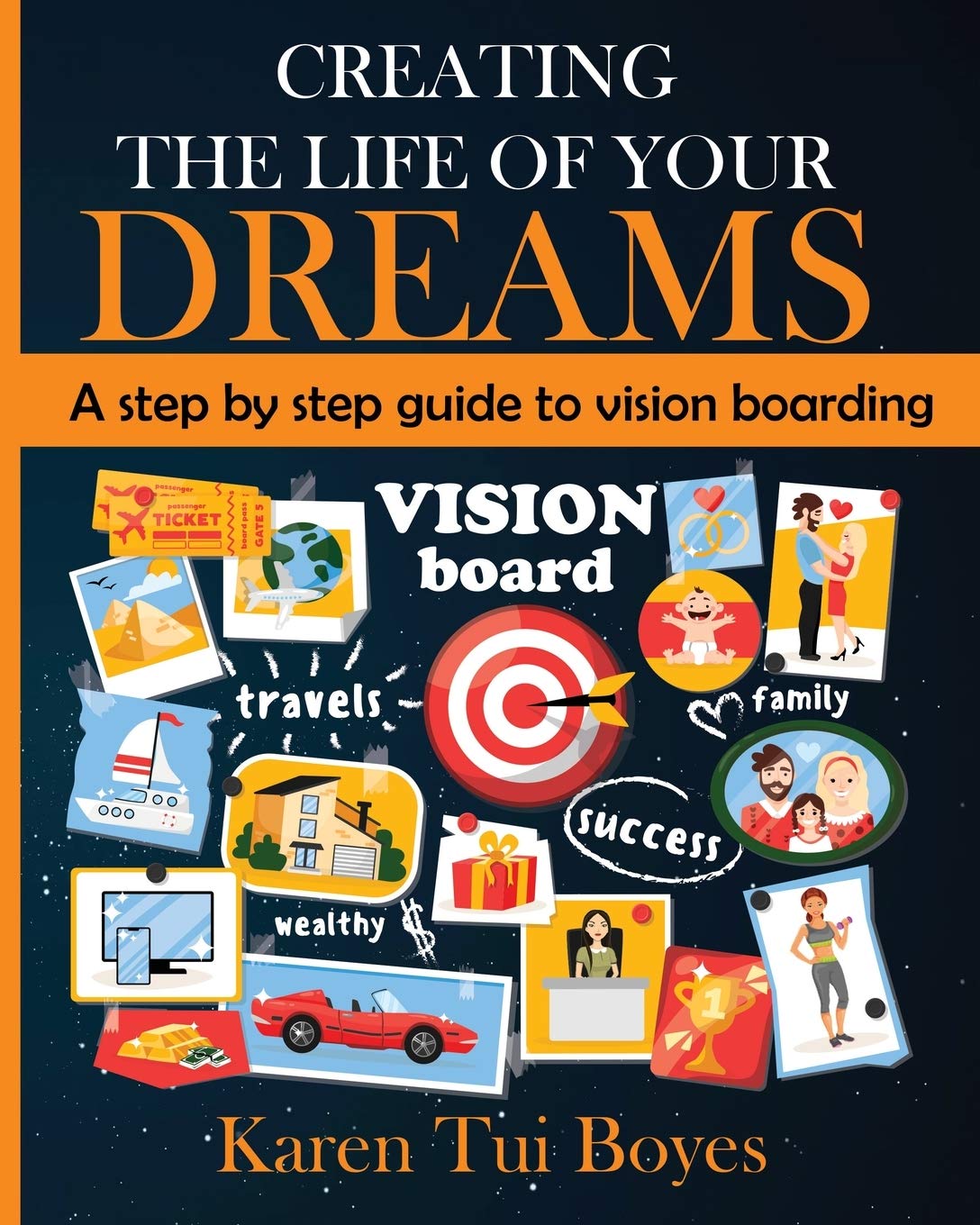 Creating The Life Of Your Dreams: A step by step guide to vision boarding - IN Corrections Bookstore