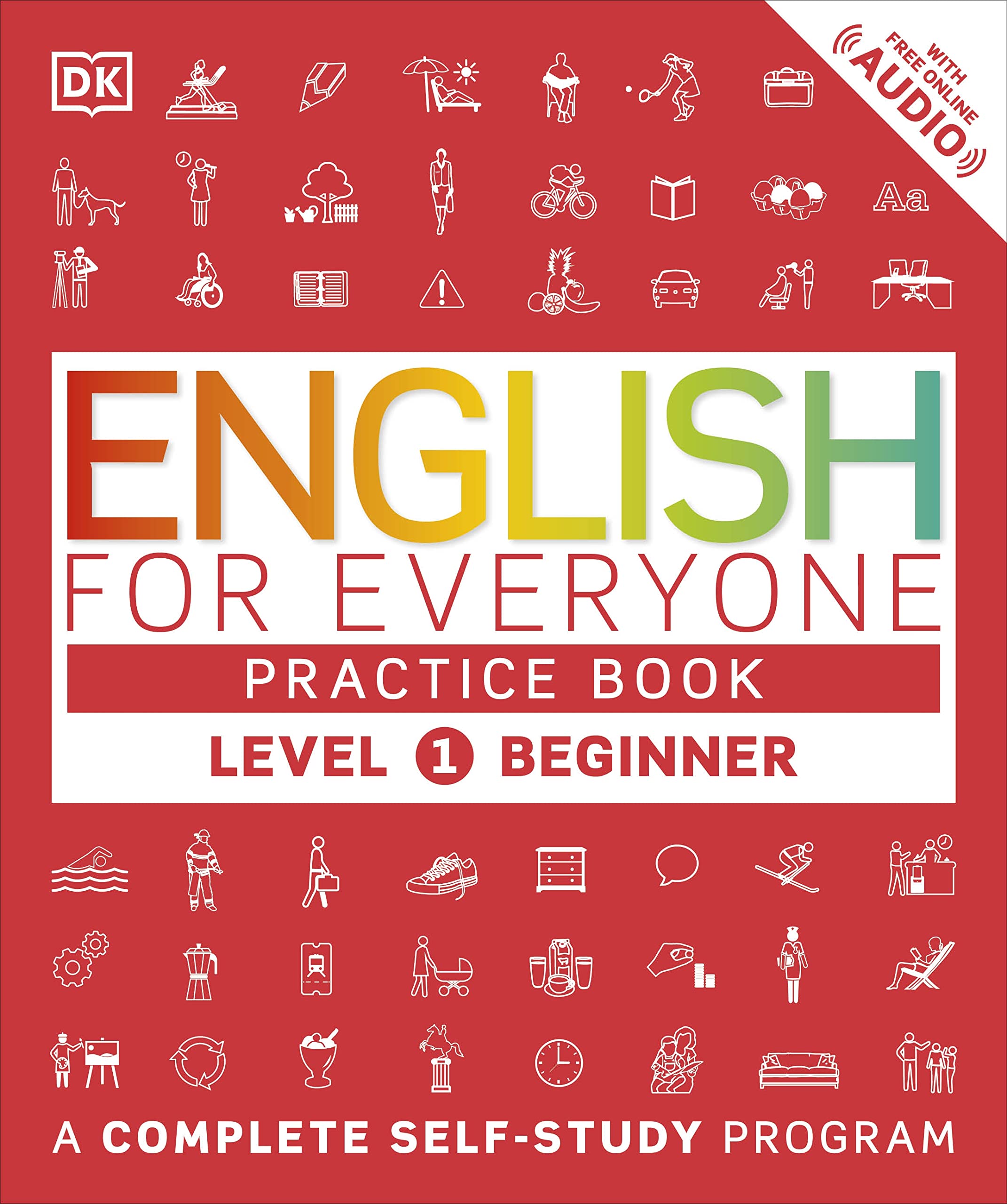 English for Everyone: Level 1: Beginner, Practice Book: A Complete Self-Study Program - IN Corrections Book Store 