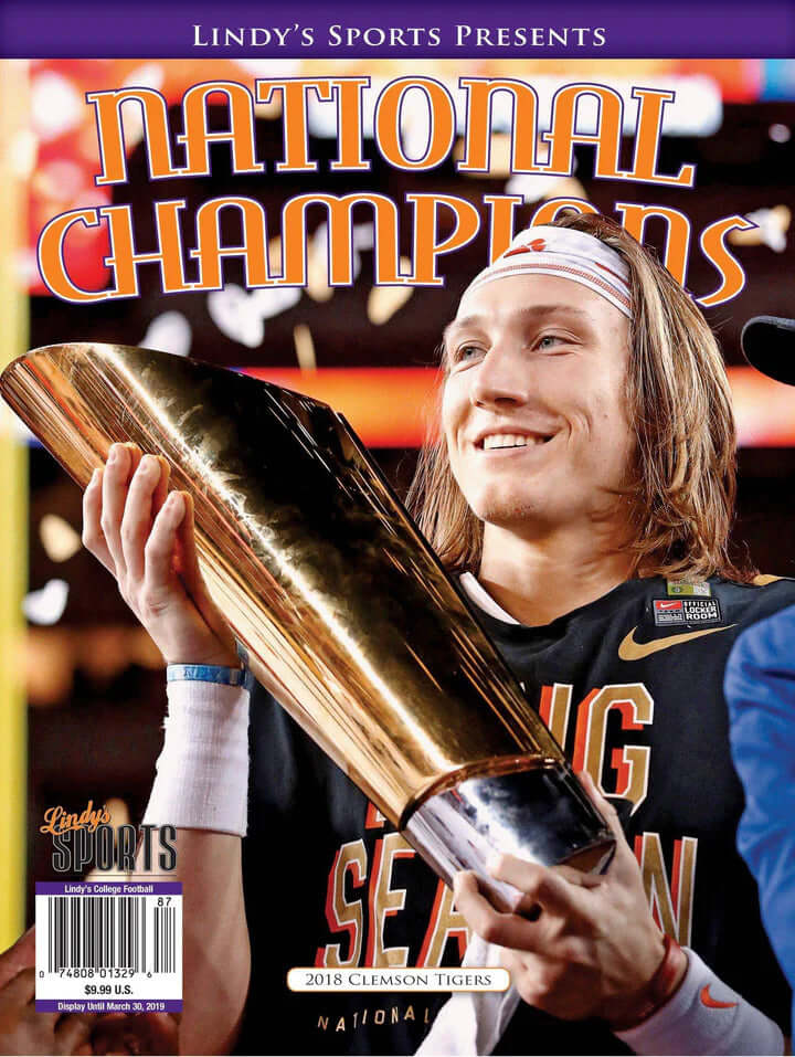 Lindy’s 2025-26 NFL & College Football Preview Combo Pack Sports Magazines SureShot Books Publishing LLC LINDY'S NATIONAL CHAMPIONS 2018 MAGAZINE