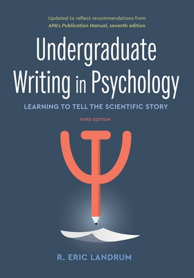 Paperback cover of "Undergraduate Writing in Psychology" by APA, featuring the title and colorful design elements.
