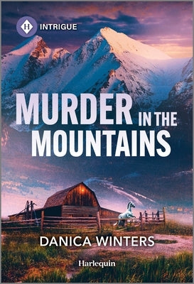 Mass market paperbound book "Murder in the Mountains" by Harlequin Intrigue featuring a suspenseful mountain landscape cover.