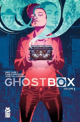 Ghostbox paperback by Mad Cave Studios featuring a captivating cover design with ghostly imagery and vibrant colors.