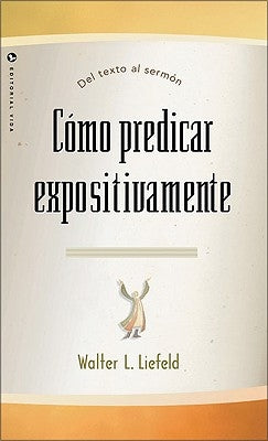 Paperback book "Como Predicar Expositivamente" by Vida Publishers, featuring a clear cover design and spine.