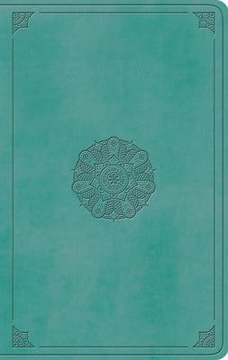ESV Large Print Value Thinline Bible (Trutone, Turquoise, Emblem Design) by Esv Bibles