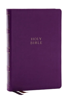 KJV Holy Bible: Compact Bible with 43,000 Center-Column Cross References, Purple Leathersoft W/ Thumb Indexing (Red Letter, Comfort Print, King James by Thomas Nelson