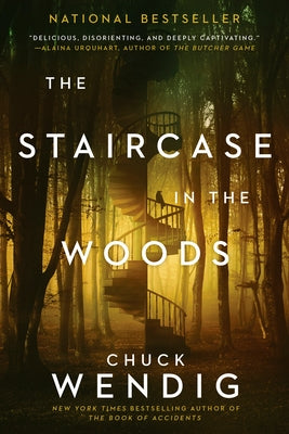 Paperback edition of "The Staircase in the Woods" by Del Rey Books, featuring an illustrated cover with forest imagery.