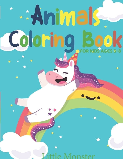 Animals colouring books: For kids & toddlers - activity books for preschooler - coloring book for Boys, Girls, Fun, ... book for kids ages 2-4 by Colouring Books for Kid, Perfect