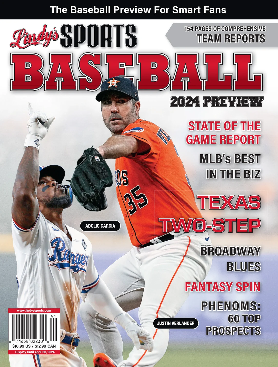 2024 Lindy's Baseball Preview - COVER'S VARY - IN Corrections Bookstore