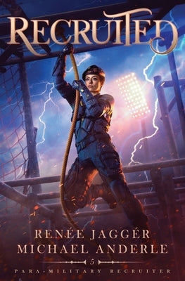 Paperback cover of "Recruited: Para-Military Recruiter Book 5" by Lmbpn Publishing featuring military-themed artwork.