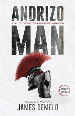 Paperback book "Andrizo Man: A Call To Distinctive & Authentic Manhood" by Outskirts Press on a neutral background.