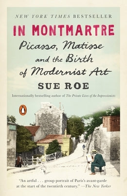 Paperback book "In Montmartre" by Penguin Books featuring Picasso and Matisse on the cover, showcasing modernist art.