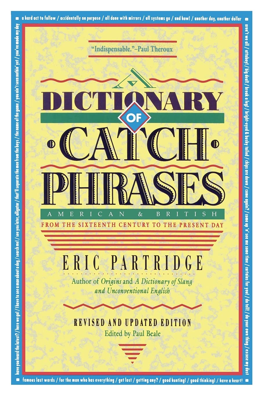 Dictionary of Catch Phrases - IN Corrections Bookstore