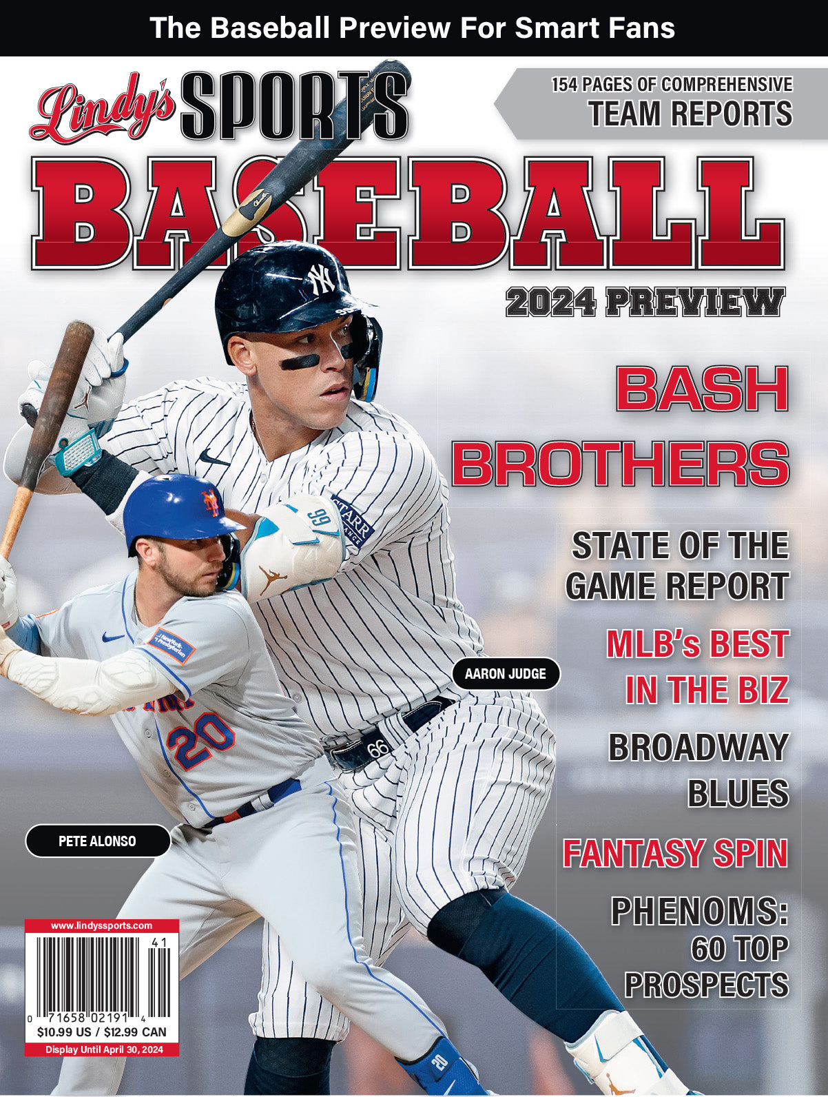 2024 Lindy's Baseball Preview - IN STOCK NOW (Select Cover) - IN Corrections Bookstore