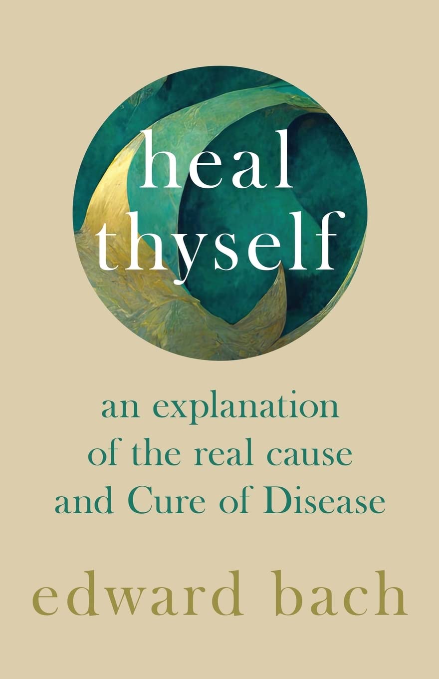 Heal Thyself book cover by White Press, featuring bold title and abstract design on a white background.